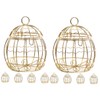 Kisangel 10 pcs candy box bird cage figurine birdcage figurine