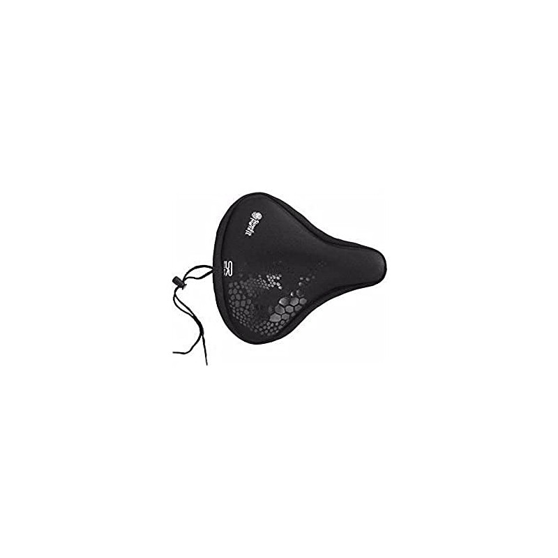 Selle Royal Memory Foam Cover L Indent Saddle, schwarz, 25