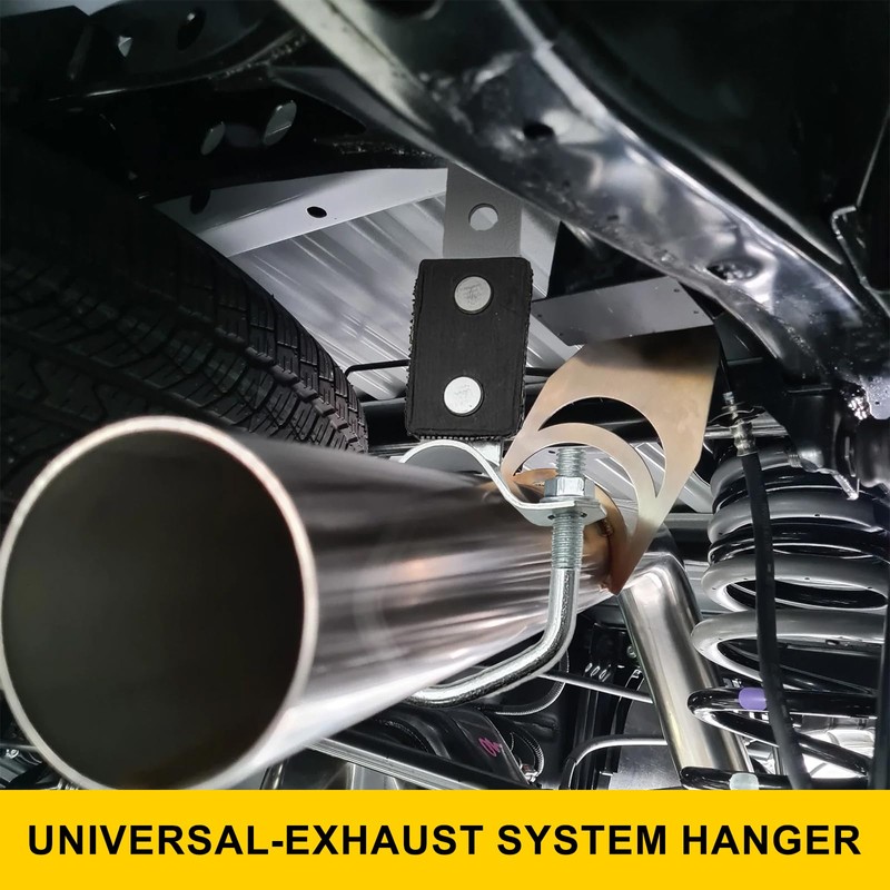 ZOSANY 4 Pack Heavy Duty Universal Exhaust Hangers - Flexible