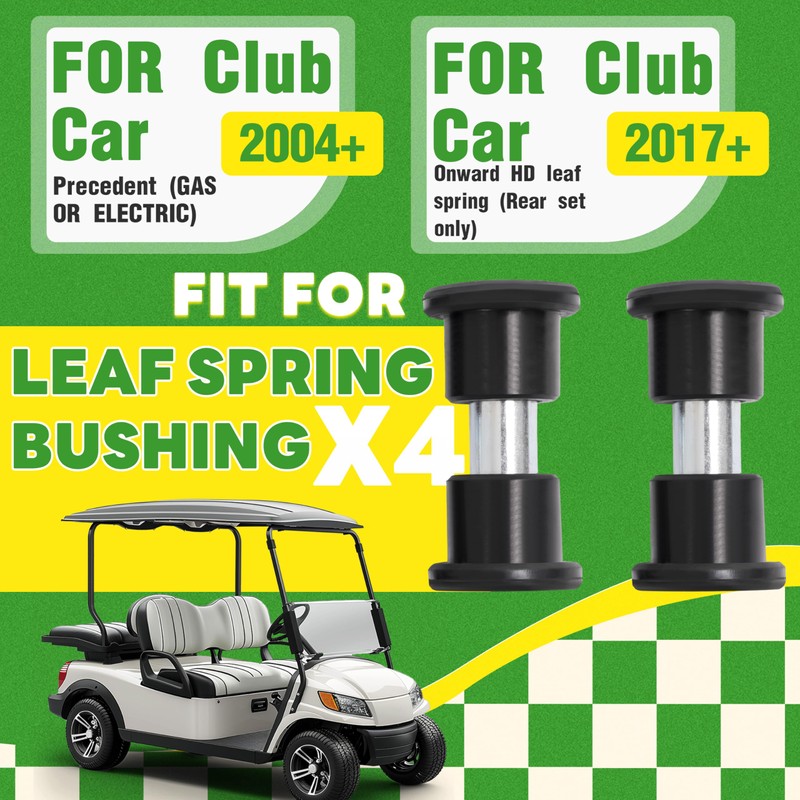 WUTIST Leaf Spring Bushing Kit Compatible with 2004-UP Club Car