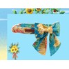 Unique style paws Spring Floral Print Dog Collar, Bow Tie