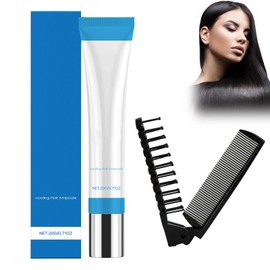 Rostblant Kopfhautseren,Kommt mit einem faltbaren Kamm, Hair Growth Scalp Serum, Hair Growth Ampoule mit Kühlendem Effekt, Rollerball Hair Essences für Hält Kopfhaut Sauber