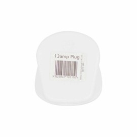 STATUS 13A 3 Pin Plug UK | White 13amp Electrical Plugs | Pack of 3 | 13AWPB112