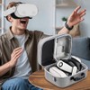 GETBSTOOP Carrying Case for Quest 3S VR Headset Controllers, Portable