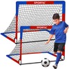 2 Pack 4' x 3' Soccer Goal Net Set, Pop