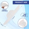 FUNNTY 100 Pcs Hat Sweat Liner Golf Absorbent Sweat Pad