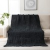 YIRUIO Handmade Chunky Knit Throw Blanket Cable with Checkered Pattern