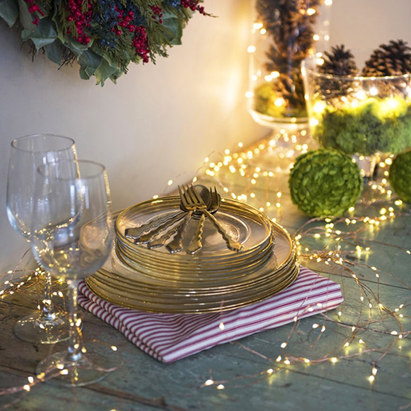Waterfall String Lights Star Decorative Lights Twinkle Fairy Lights with