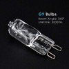 BROTOU BROTOU 12er Pack G9 Halogenlampen, G9 Halogen Leuchtmittel 40W