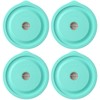 Replacement Lids for Pyrex 7200-PC 2 Cup, Silicone Round Storage