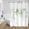 WITHLOC No Hook Shower Curtain with Snap in Liner -