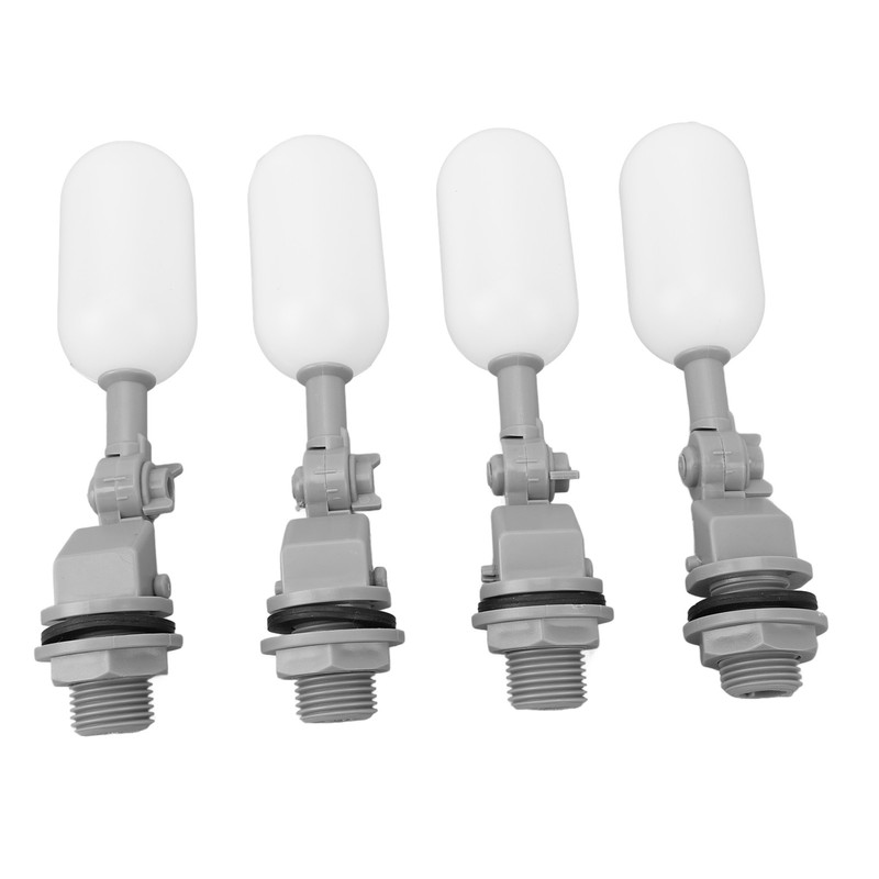 4PCS Float Ball Valve DN15 1/2 Inch ABS PE Water