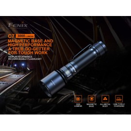 FENIX C7 Flashlight, Multi-Colour, One Size