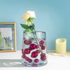 100Pcs Floating WineRed Polished Glossy Beads Vase Fillers, Floating NO