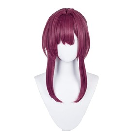 Kafka Wig, Star Rail Wig, Cosplay, March, Himeko, Kafka Tanjo, Cosplay Costume, Wig, High Temperature, Heat Resistant, School Festival, Cosplay Honkai Star Rail Wig with Net