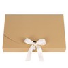 10Pack Paper Gift Box with Lid Ribbon Rectangle Flat Box