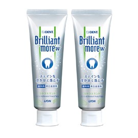 Lion Dental Material Brilliant More Double Citrus Mint [Brilliant More W] 2 Pieces Dental Exclusive Whitening