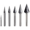 KS Tools 515.3271 Hard metal tip cone milling burr form