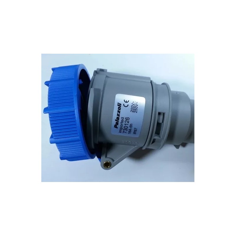 Palazzoli Italy Palazzoli Industrial Female Plug 16Amp 220/250VAC IP67