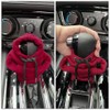 Adiwo Gear Lever Hoodie, Pack of 2 Car Gear Knob
