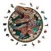NBFBA Wooden Puzzle Adults, 100 Pieces Dinosaur Fun Irregular Shaped