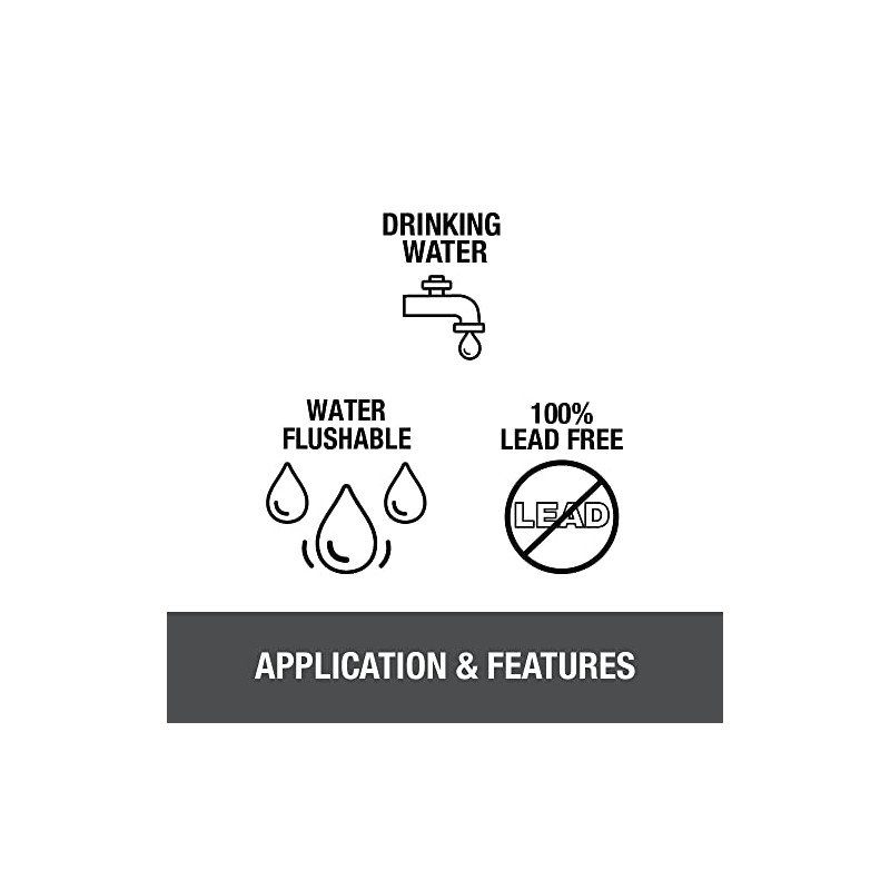 Oatey 30130 Water Soluble Flux, 1.7 oz, Paste, Off-White to