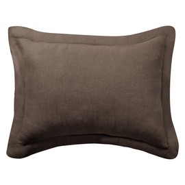 Levtex Home - 100% Linen - Standard Sham - Washed Linen - Cocoa - Sham Size (26 x 20in.)