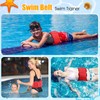 Inflatable Swim Belt Pool Flotation Belt Portable Waist Floatation Belt