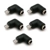 Sound Wave Micro USB L-Shape DC5521 Converter Adapter, Male to