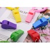 Sport Whistle with Bracelet 6pcs Loud Clear Plastic Whistles with