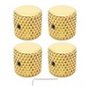 Unxuey Electric Guitar Knobs Metal Flat Top Control Volume Tone