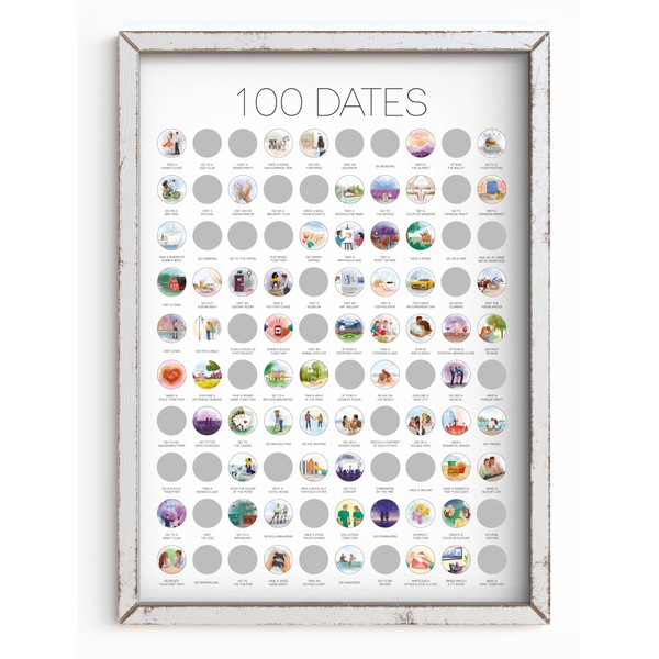Ivvy & Co. TBD 100 Date Scratch Off Poster -