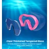 Aegend Kids Swim Goggles with Nose Cover, Snorkel Diving Mask