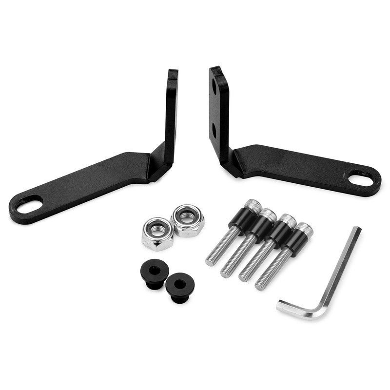 LEDISHUN Motorcycle Rearview Mirror Down Bracket Handlebar View Side Mirror