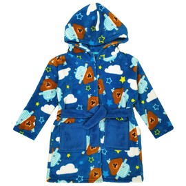 Boys Hey Duggee Dressing Gown Bathrobe Character Wear (Hey Duggee, 3-4 Years)
