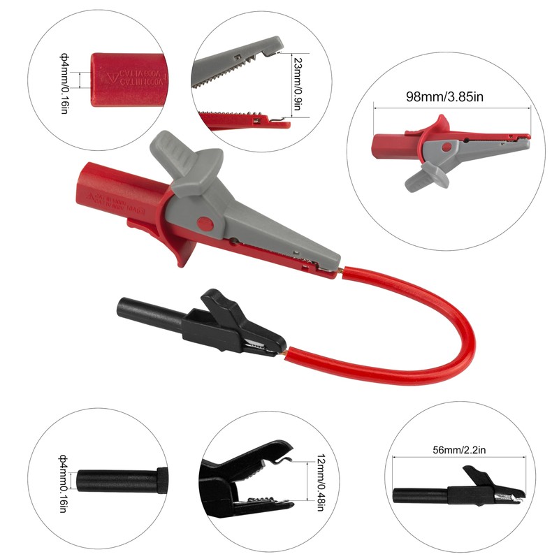 27PCS Multimeter Test Leads Kit,Professional and Upgraded Test Leads Set