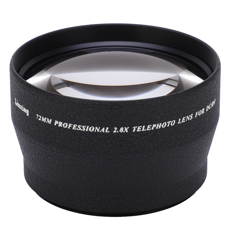 72MM 2X Magnification Telephoto Lens Suitable for All Camera Lenses