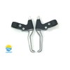 AARNAV Pair of Aluminum Alloy Brake Levers, 2.2cm Diameter for