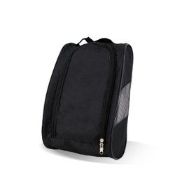 Golf Shoe Bag, Boot Bag for Football and Sports, Black Shoe Organiser with Spacious Design, 33cmx12cmx23cm, Suitable for Golf, Football, and Travel, for Sport Enthusiasts