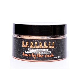 Emily Victoria Body Buff Sugar & Shea Butter Body Scrub - Down By The Creek Citrus & Woody Scent 200g