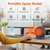 Coolfor Space Heater, PTC Ceramic Electric Desk Heater High Output