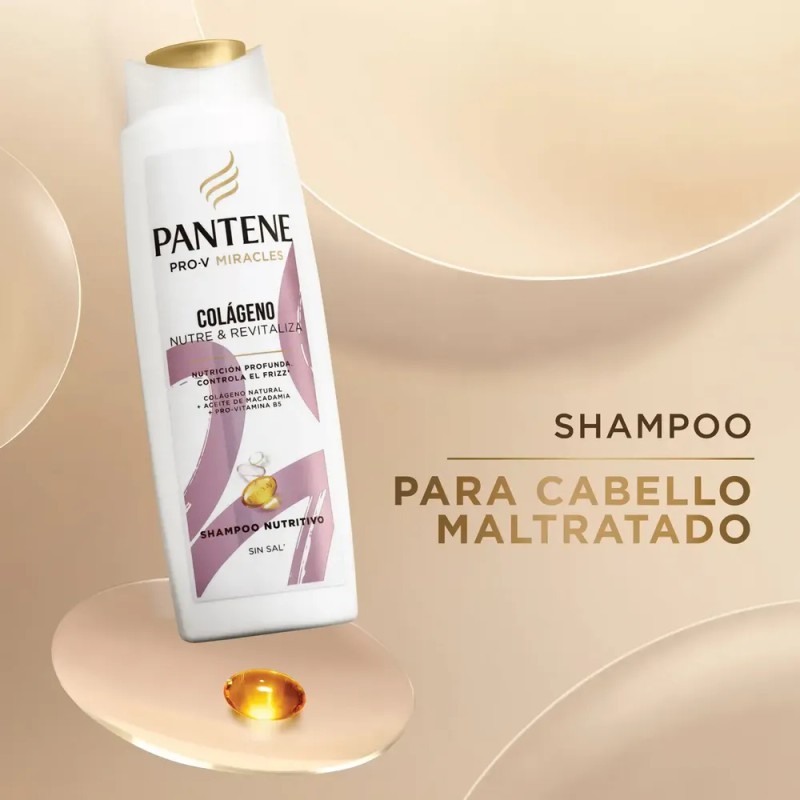 Shampoo Pantene Pro-V Miracles Colágeno Nutre & Revitaliza Nutritivo 510
