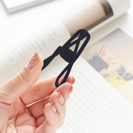 2 Inch Chip Clips Black,Steel Clothes Pins Utility PVC-Coated Steel Clips for Food Package Chips Bag Parper (20, Black)