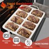 CAKETIME Mini Loaf Pans, Metal Reinforced Frame Silicone Mini Bread