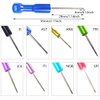EASYTODENTA 8pcs/Set Dental Lab Implant Screw Driver Kit Dental Abutment