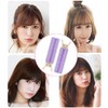 LIKENNY Purple 2 Pieces Magic Curler Hand Winding Curler Oval