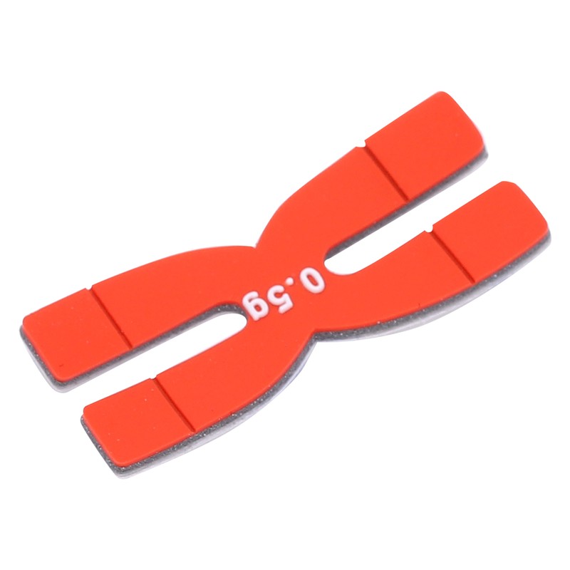 POWERTI 5pcs 0.5g Tennis Badminton Racket Weight Balance Strips Silicone