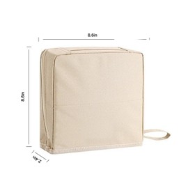 RYIOYK Doresty Cosmetic Bag, Stand Up Cosmetic Bag – Portable, Large Capacity, Waterproof Multifunctional Stand Wash Bag with Compartment, Cosmetics Storage Bag with Compartment (Beige)