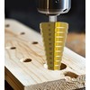 3PCS HSS Step Bits, High Speed Steel Step Drill Bits