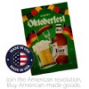 Breeze Decor Oktoberfest Beer Burlap House Flag Set Beverages Happy